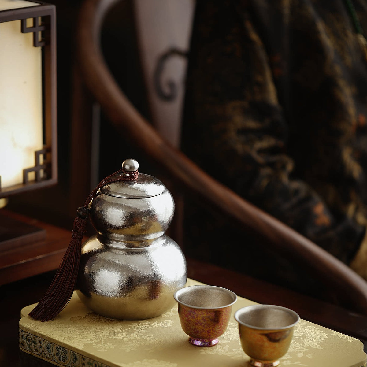 Fortune Gourd | Handcrafted Titanium Tea Canister