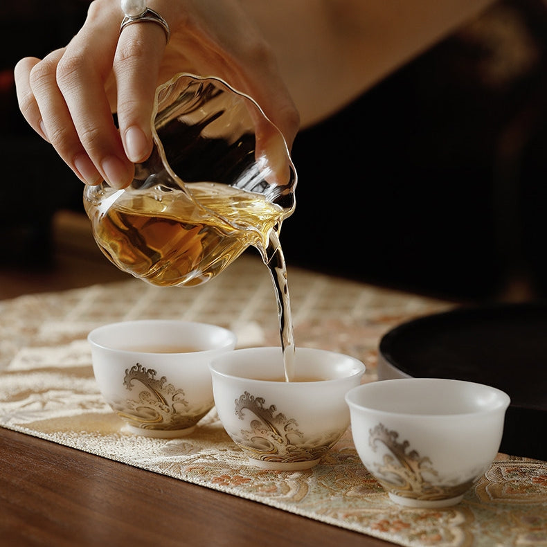 Rising Tide | Ice Jade Porcelain Travel Tea Set