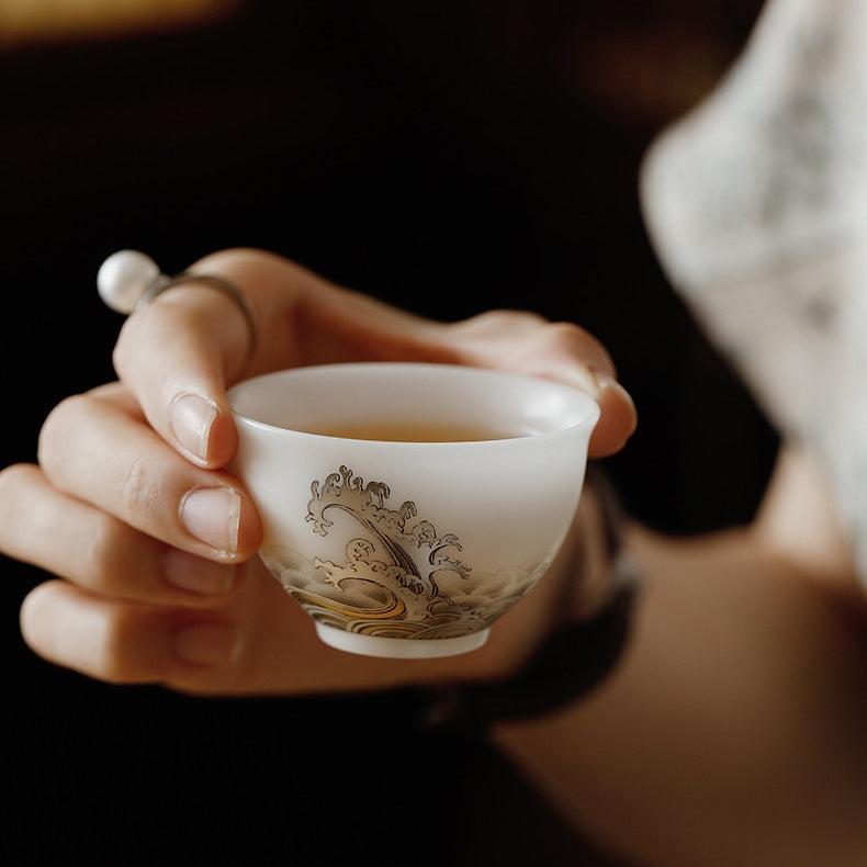 Rising Tide | Ice Jade Porcelain Travel Tea Set