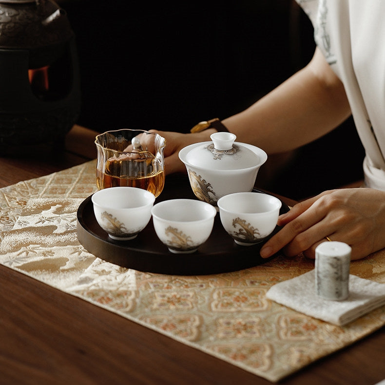 Rising Tide | Ice Jade Porcelain Travel Tea Set