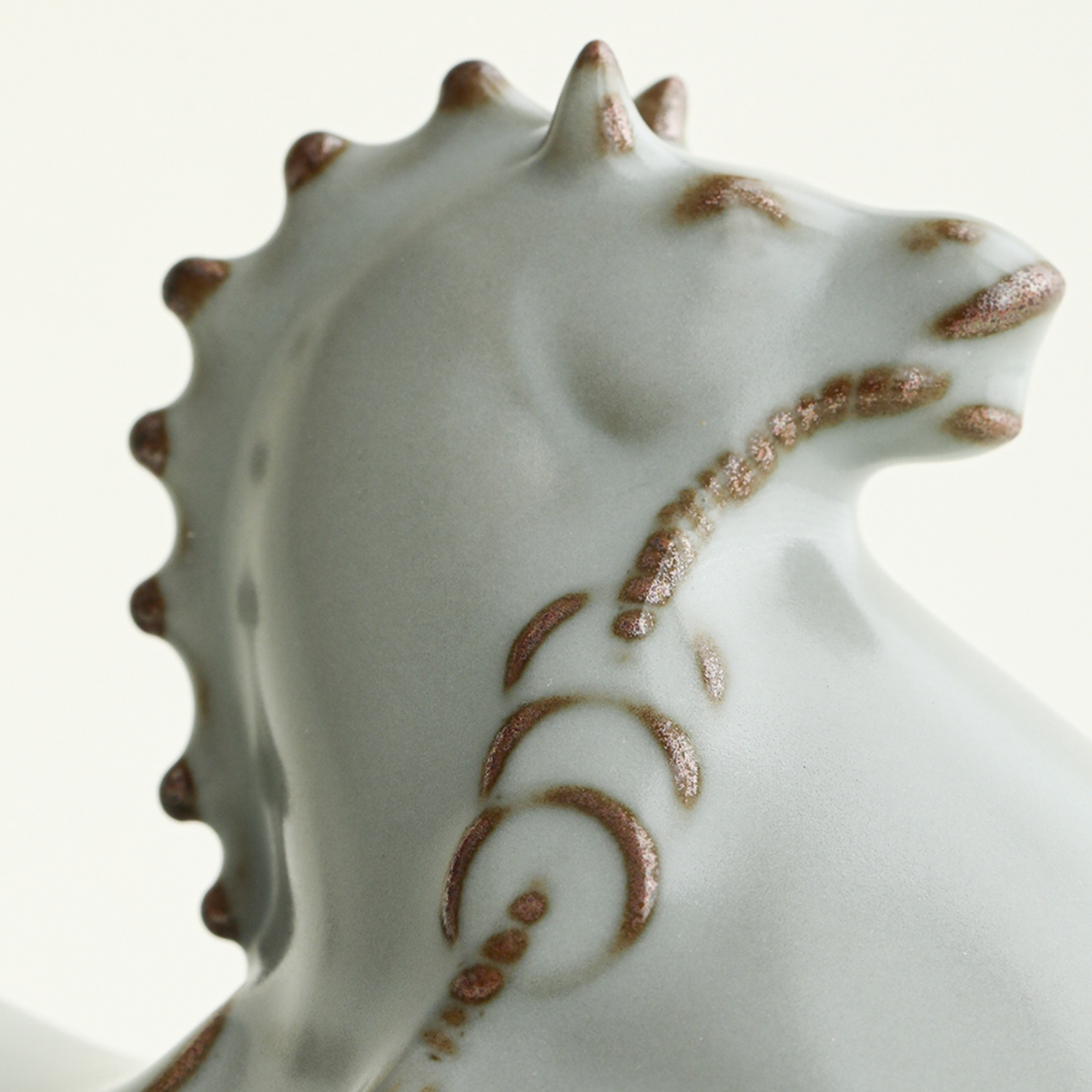 Fortune In Stride | Handcrafted Ru Ware Ceramic Tea Pet