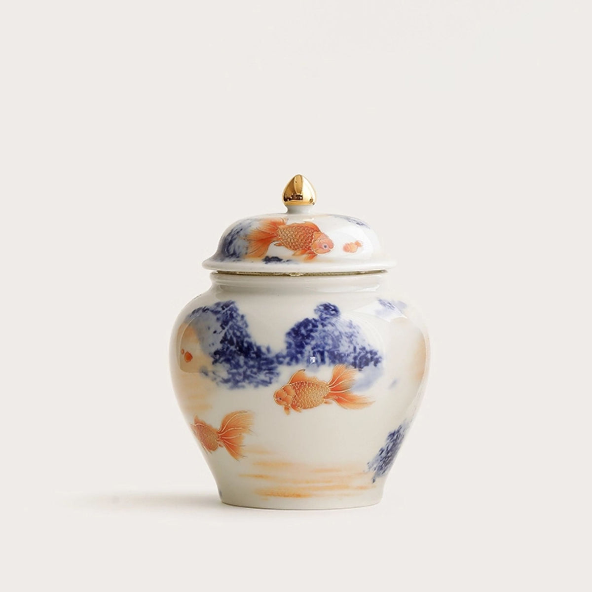 Abundant Waters | Handcrafted Ceramic Tea Canister Pair